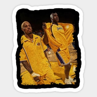 Rodman and Shaq Sticker